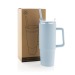 Mug 900ml avec poignée en plastique recyclé RCS  cadeau d’entreprise
