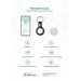 Retrouve-clés en plastique recyclé RCS Findmate Dual, localisateur d\'objets anti-perte gps ou bluetooth publicitaire