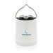 Lampe de table rechargeable en plastique recyclé RCS Limio, randonnée publicitaire