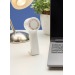 Ventilateur portable en plastique recyclé RCS Twist cadeau d’entreprise