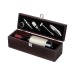 Set à vin de luxe 5 pièces, accessoire pour le vin, coffret sommelier et coffret vin publicitaire