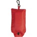 Sac shopping pliable avec pochette et mousqueton, Sac shopping pliable publicitaire