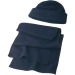 Set bonnet et écharpe polaires cadeau d’entreprise