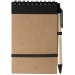 Carnet à spirale en carton et papier recyclés cadeau d’entreprise