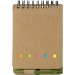 Carnet à spirale en carton contenant 60 feuillets lignés, carnet à spirales publicitaire