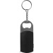 Porte-clés décapsuleur, mètre et lampe, décapsuleur publicitaire