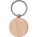 Miniature du produit Porte-clés personnalisé rond en bois 0