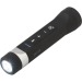 Torche LED en ABS munie d'une enceinte et d'un chargeur cadeau d’entreprise