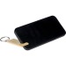 Porte-clés en bambou avec support de téléphone Orlando, Porte-téléphone portable et support, socle, base pour smartphone publicitaire