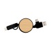 Câble de charge extensible en ABS Jared cadeau d’entreprise