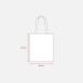 Shopper en canvas 280g/m², anses longues cadeau d’entreprise