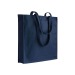 Shopper avec soufflet en canvas 280g/m², anses longues, sac coton publicitaire