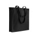 Shopper avec soufflet en canvas 280g/m², anses longues cadeau d’entreprise