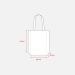 Shopper avec soufflet en canvas 280g/m², anses longues, sac coton publicitaire
