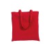 Shopper avec soufflet en canvas 280g/m², anses longues, sac coton publicitaire
