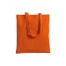 Shopper avec soufflet en canvas 280g/m², anses longues, sac coton publicitaire