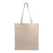 Shopper avec soufflet en canvas 280g/m², anses longues cadeau d’entreprise