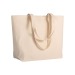 Shopper avec soufflet à la base en coton 280g/m², anses longues cadeau d’entreprise