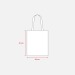 Sac Shopping en coton naturel, anses longues, Tote bag publicitaire