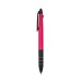Stylo bille en 3 couleurs bleu/rouge/noire avec touch screen, stylo bille publicitaire