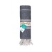 Serviette de plage / paréo en coton recyclé de 180g/m², Serviette ou drap de plage publicitaire