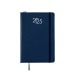Agenda journalier 2025 avec couverture en PU et bande élastique, agenda publicitaire