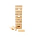Tour en bois basculante, 54 blocs, avec pochette en coton, jeu de construction publicitaire