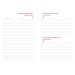 Agenda journalier 2026, couverture rigide en PU thermocollé avec piqûres sur les bords, agenda publicitaire