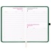 Agenda journalier 2026, couverture rigide en PU thermocollé avec piqûres sur les bords, agenda publicitaire