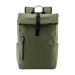 Sac à dos porte PC 15 en PU souple résistant à l'eau, sac à dos roll-top publicitaire