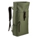 Sac à dos porte PC 15 en PU souple résistant à l'eau, sac à dos roll-top publicitaire