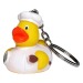 Porte-clés canard cuistot - MBW, porte-clés canard publicitaire