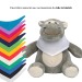Peluche hippopotame - MBW, peluche publicitaire