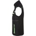 Bodywarmer workwear Fermeture zippée avec protège menton - James Nicholson, Bodywarmer ou veste sans manches publicitaire