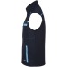 Bodywarmer workwear Fermeture zippée avec protège menton - James Nicholson, Bodywarmer ou veste sans manches publicitaire