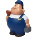 Squeezie Monsieur Bert plombier - MBW, personnage et mascotte anti-stress publicitaire