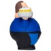 Squeezie Monsieur Bert serveur - MBW, personnage et mascotte anti-stress publicitaire