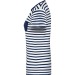 T-shirt bio rayé Femme - James Nicholson, marinière publicitaire