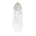 Basket femme, Lacets en coton, paire de sneakers publicitaire