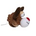 Peluche élan pour chien MBW, peluche publicitaire