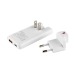 Chargeur secteur / adaptateur universel GaN MetMaxx, prise électrique universelle et adaptateur universel de voyage publicitaire