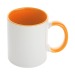 Mug bicolore en céramique 350ml pour marquage quadri, mug avec impression photo quadri publicitaire
