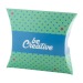Boîte cadeau oreiller 14x12cm, Boîte de produit en papier publicitaire