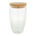 Mug double paroi en verre 420ml, Mug de voyage isolant publicitaire