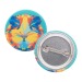 Mini badge rPET, badge publicitaire