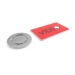 Pin métal magnet rectangle 30x18mm, badge publicitaire