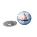 Pin métal magnet rond 22mm cadeau d’entreprise