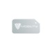Luggage Tag Aluminium Silver, porte-étiquette à bagage publicitaire