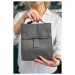 Sac à bento pliable isotherme 'Fujisawa', gris chiné rPET cadeau d’entreprise