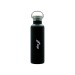 Bouteille isotherme 'Arima', noire, bouchon bambou, 750ml, cadeau Baladeo et objet Baladeo publicitaire